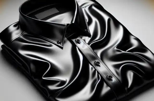 Shirt made of Satin fabric